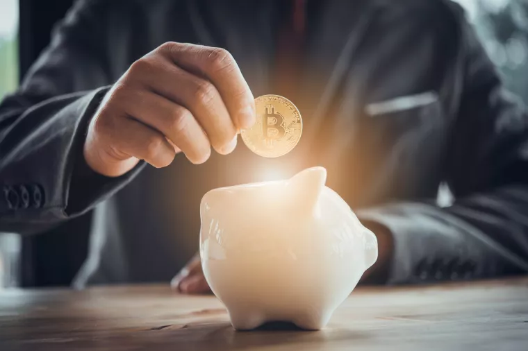 bitcoin, banka, kasica prasica, kriptovaluta
