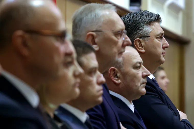 Vlada: Gordan Grlić Radman, Anja Šimpraga, Oleg Butković, Davor Božinović, Tomo Medved i Andrej Plenković