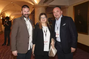 Konferencija Smart cities.<br>Manuela Čelić Marušić, Hrvoje Prkaćin