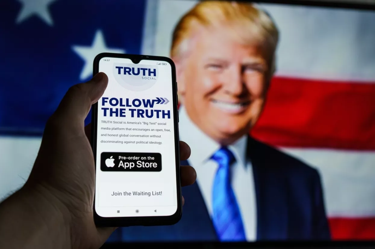 Donald Trump, Truth Social, društvena mreža, društvene mreže, aplikacija