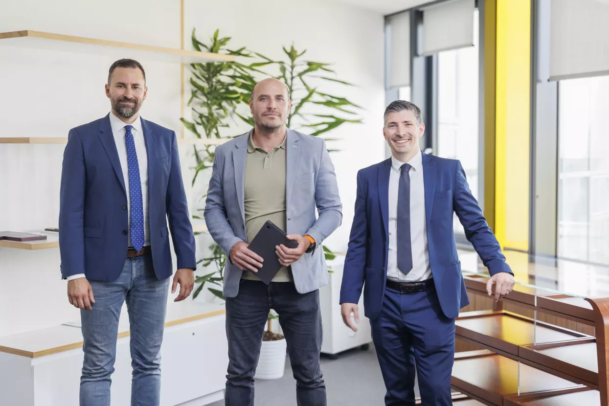 Filip Jelić, Marko Majcenović i Ognjen Bagatin
