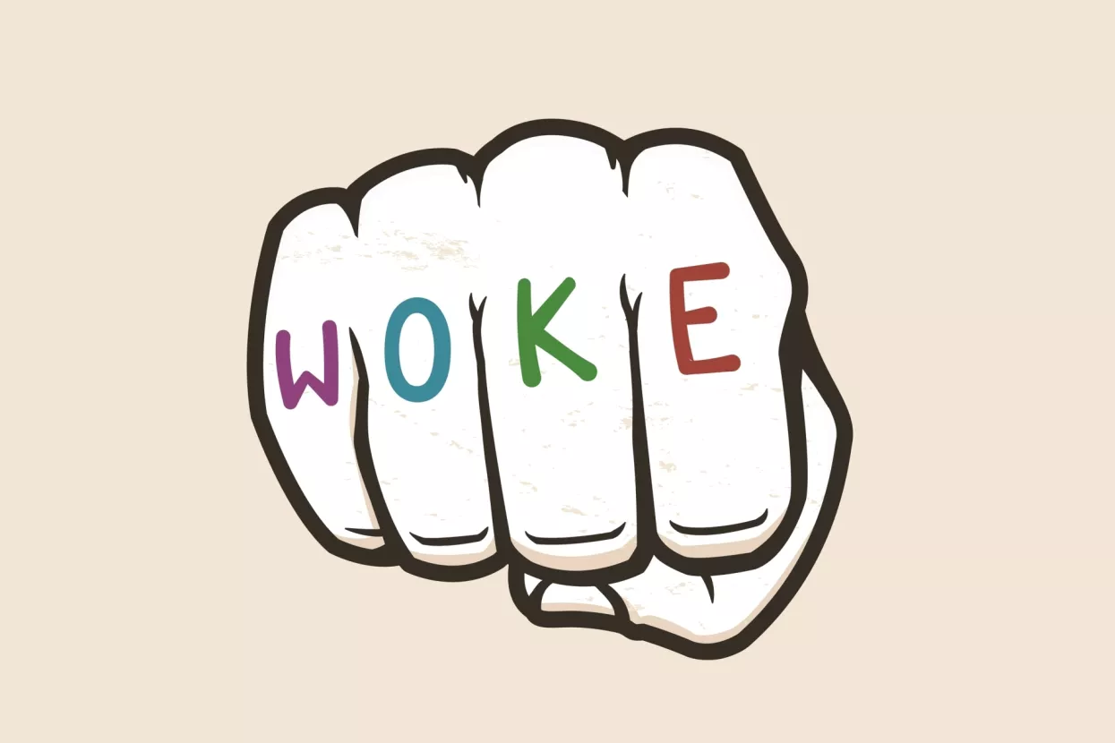 WOKE ilustracija
