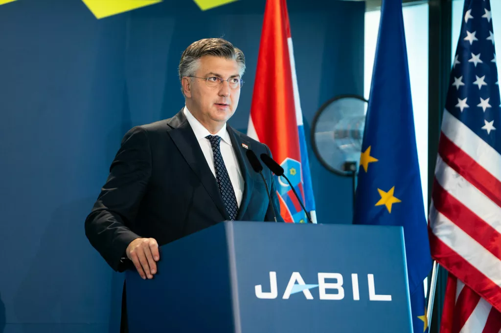 Andrej Plenković, predsjednik Vlade RHJabil, otvaranje pogona u Osijeku