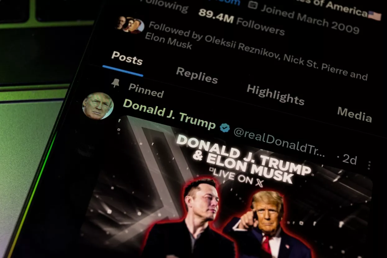 Donald Trump Elon Musk X