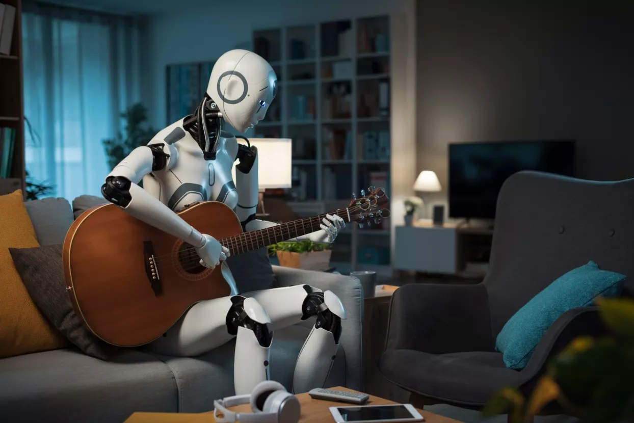 Robot, ai, glazba