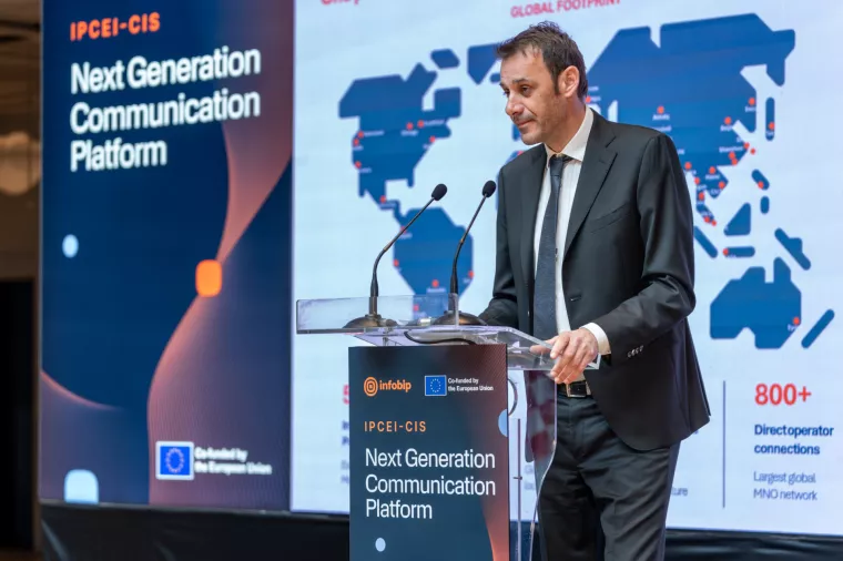 Silvio Kutić, glavni izvršni direktor InfobipaIPCEI-CIS event u Infobipu