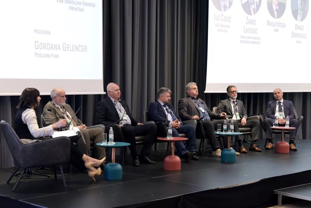 Energetska budućnost Hrvatske 2025. Okrugli stol 2: Gordana Gelenčer, Žarko Latković, Ivo Čović, Drago Domitrović, Ivan Šimić, Ante Renić i Nikola Vištica