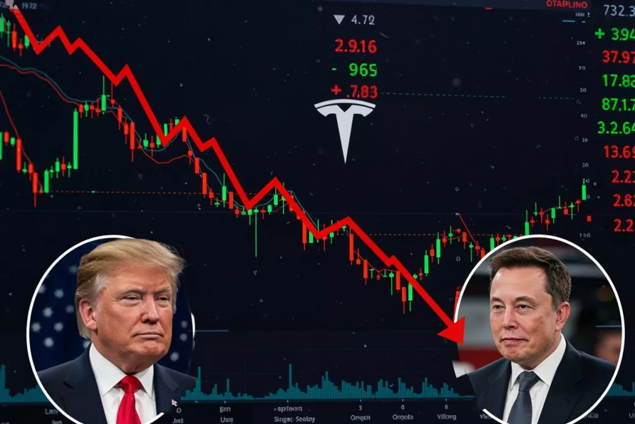 Elon Musk, Donald Trump, Tesla Dionice