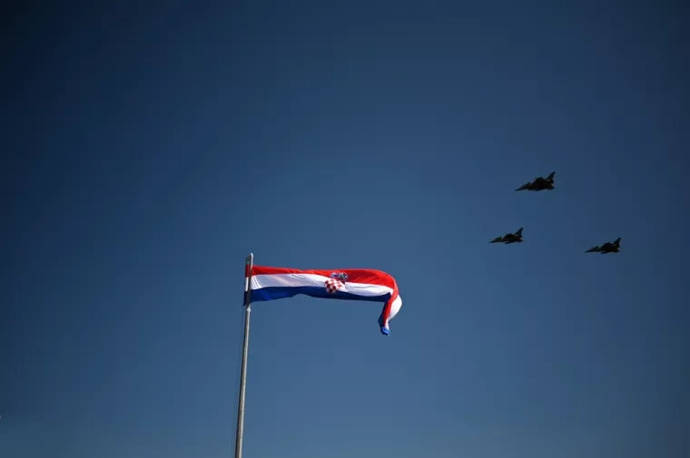 Knin, Croatia – August 5, 2024. In Knin during the anniversary of Operation Storm.