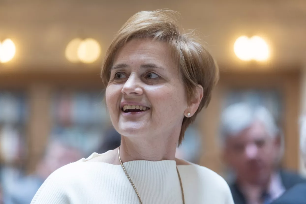 Predavanje Ante Čičin- Šain u organizaciji Hrvatske narodne banke (HNB). Sandra Švaljek.