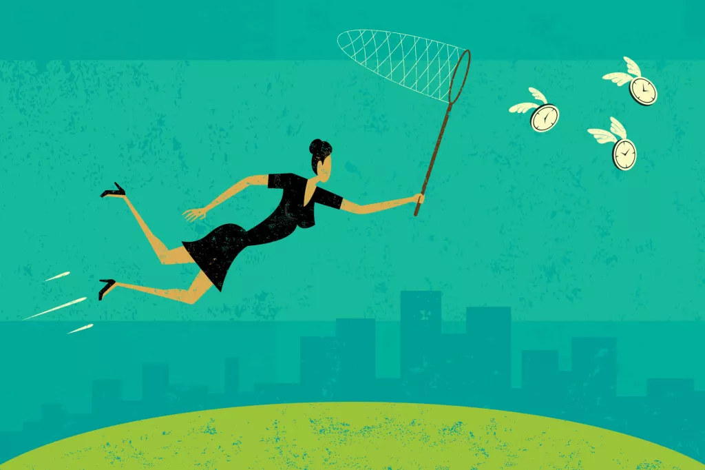 žene u biznisu, ubrzanje, usporavanje, ganjanje, vrijeme, brzina