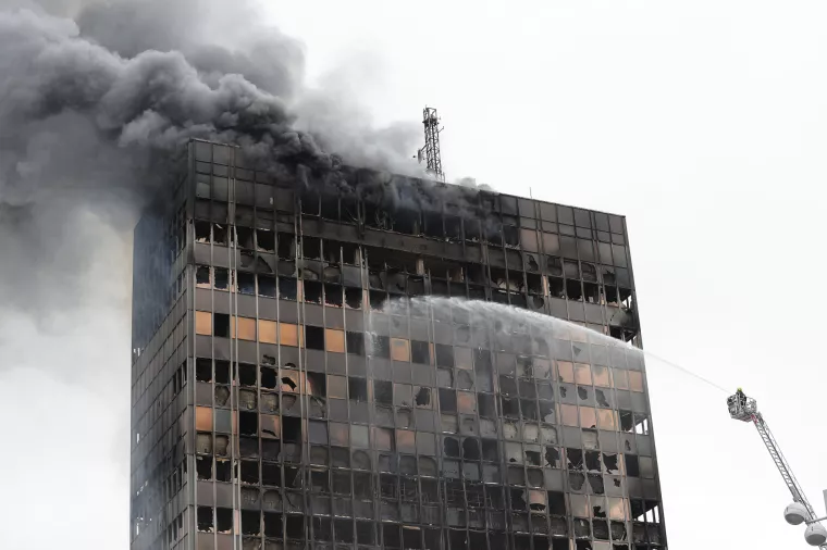 Požar u Vjesnikovom neboderu