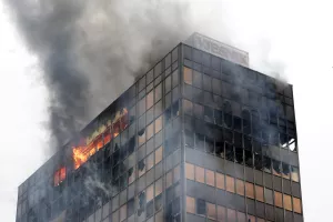 Požar u Vjesnikovom neboderu