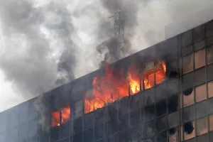 Požar u Vjesnikovom neboderu