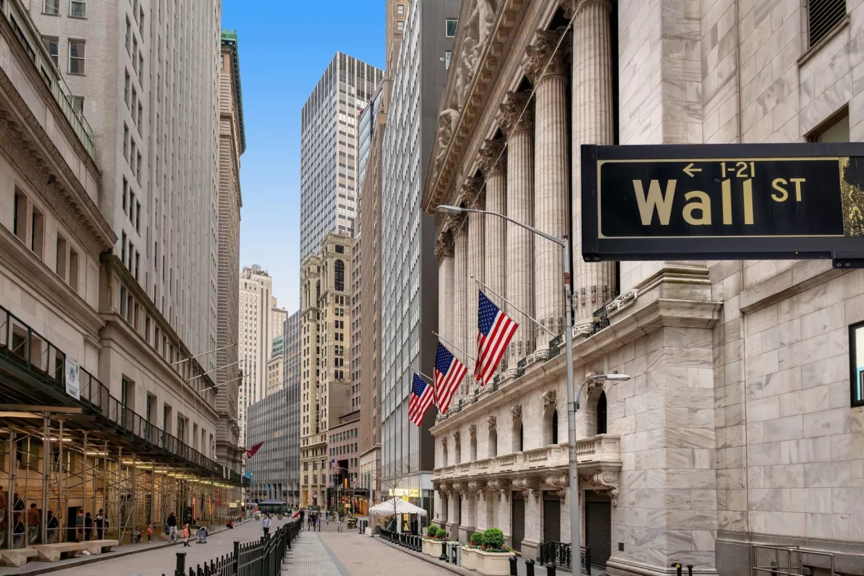 Wall Street, New York, burza