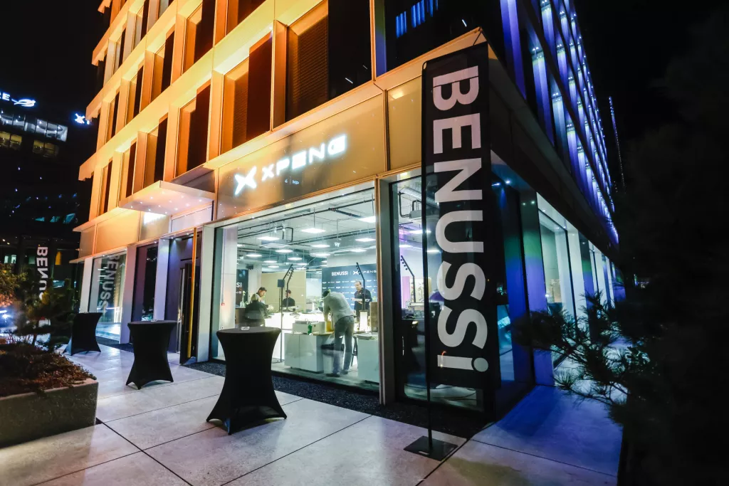 Otvorenje auto salona Benussi i predstavljanje automobila marke Xpeng. Foto: Marko Todorov/CROPIX