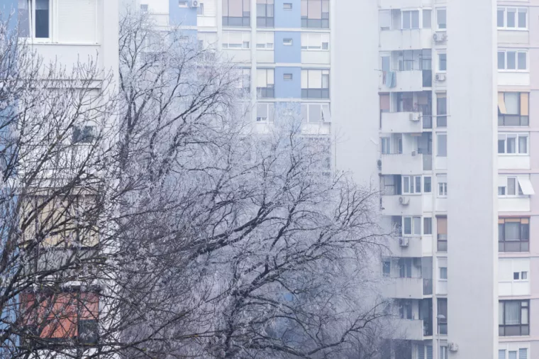 registar zgrada, Zagreb, stanovi, stambene zgrade, stambena zgrada, zima, snijeg