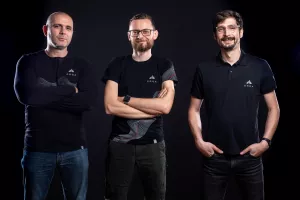 Vlatko Matijević, Srđan Kovačević i Ivan Jelu&scaron;ić - osnivači Orqe