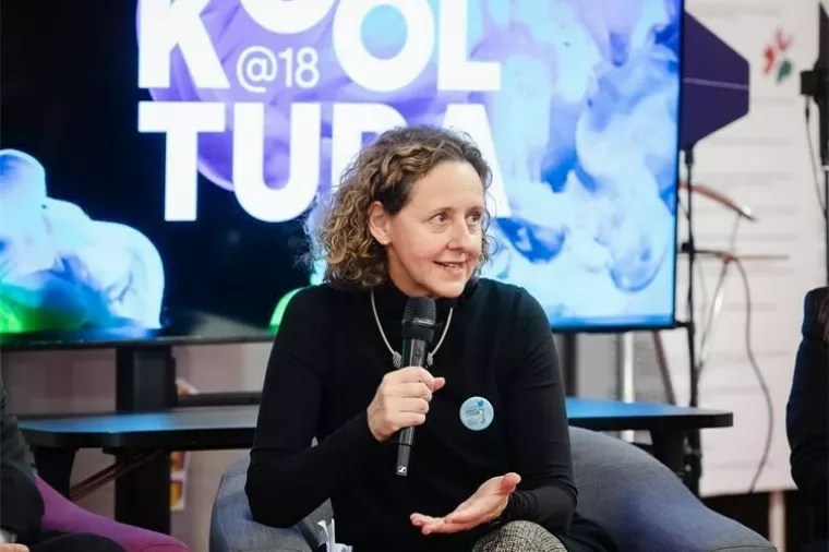 Nina Obuljen Koržinek, ministrica kulture i medija, na predstavljanju projekta Kulturna iskaznica