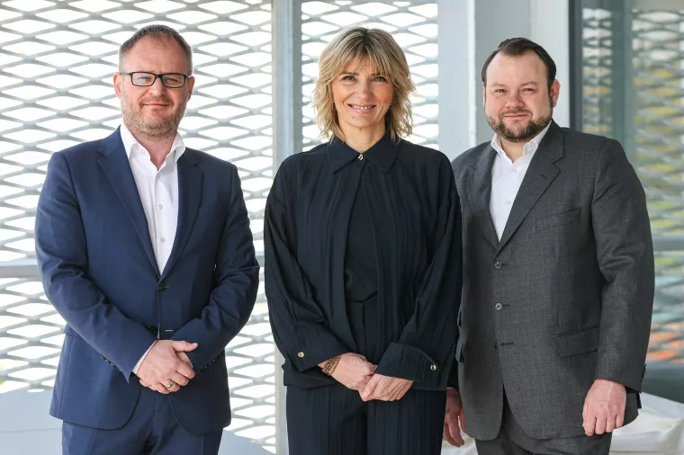 Raiffeisen Capital Management: Stefan Gr&uuml;nwald, Vesna Tomljenović i Hannes Cizek 