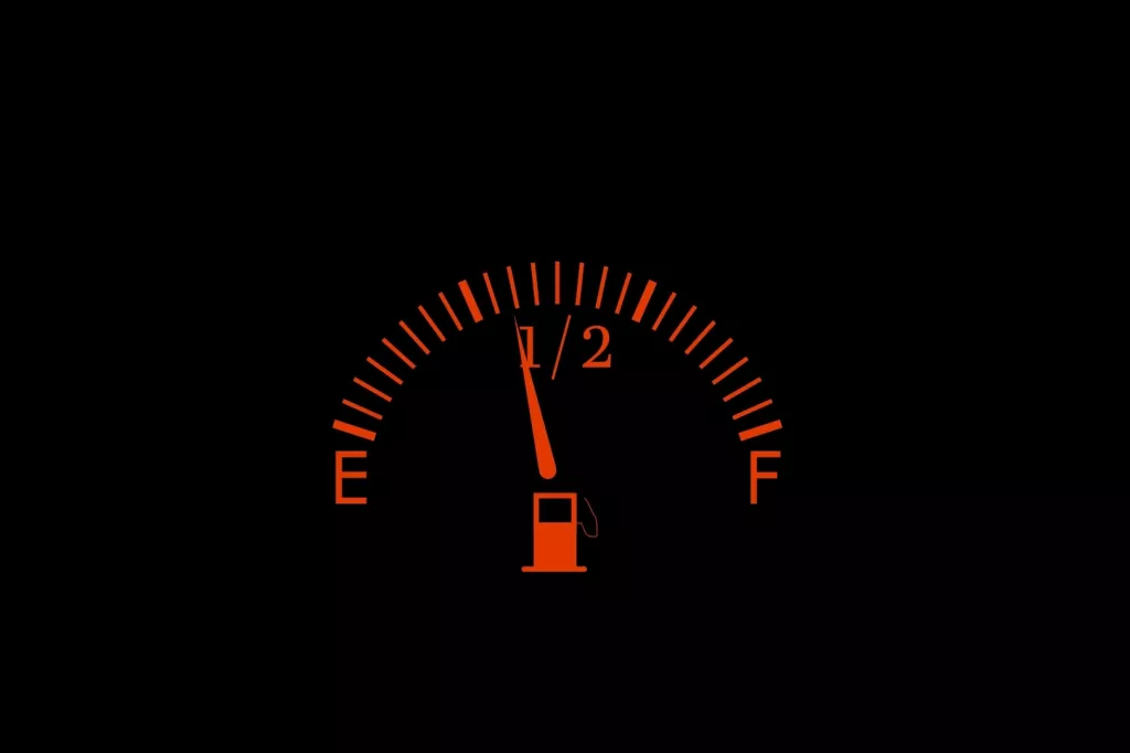 Benzin, gorivo, padanje, usporavanje, nedovoljno, smanjivanje, pokazivač