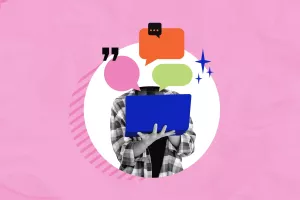 ai, komunikacija, laptop, oblačići