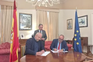 Samir Hadžić (Uljanik Brodogradnja 1856) i Alfonso Valea, direktor prodaje za Europu i Tursku (Navantia)