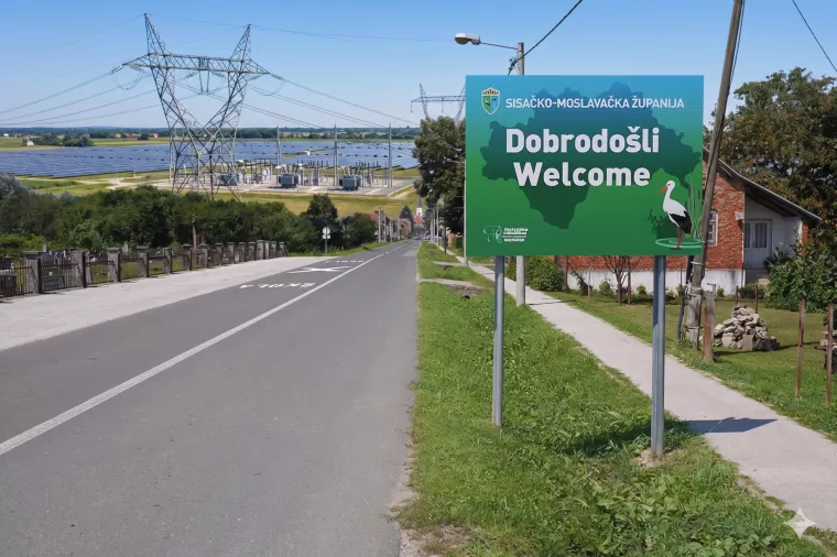 Sisačko moslavačka županija, Sunčamna elektrana