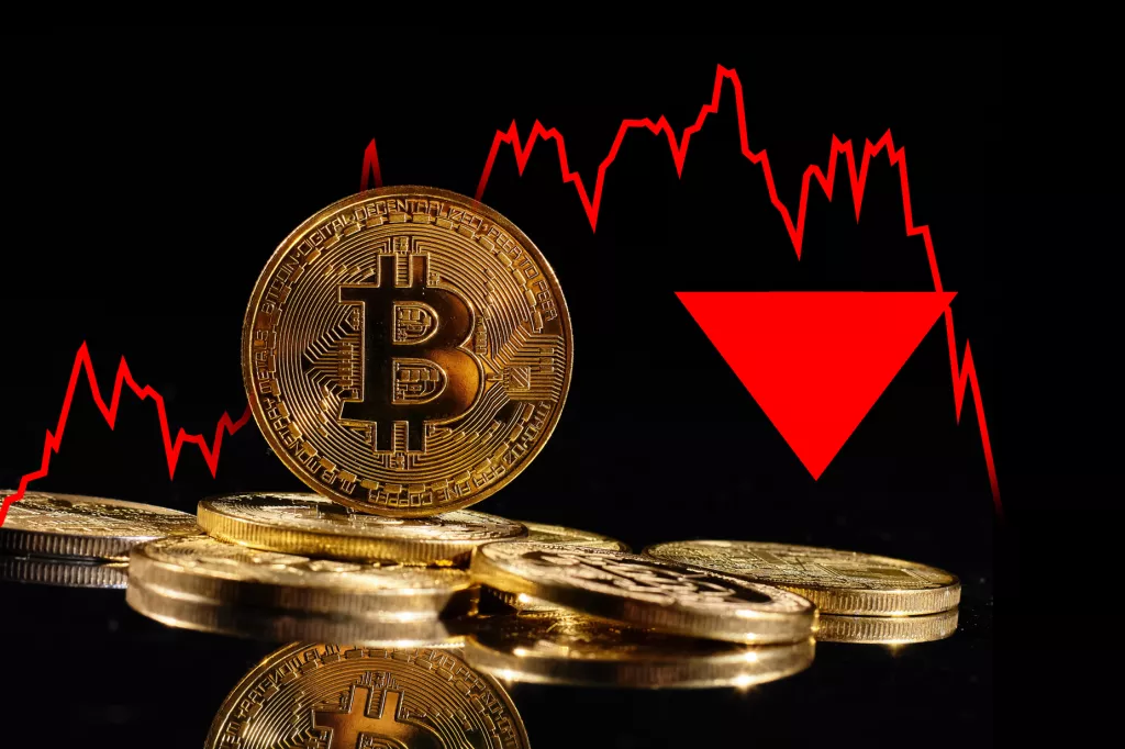  Bitcoin, kriptovalute, pad