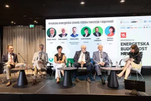 Energetska budućnost Hrvatske 2026.1. Okrugli stol:Luka Pavleković, Dražen Jak&scaron;ić, Ivana Marković, Žarko Laktović, Stjepan Adanić, Gordana Gelenčer.