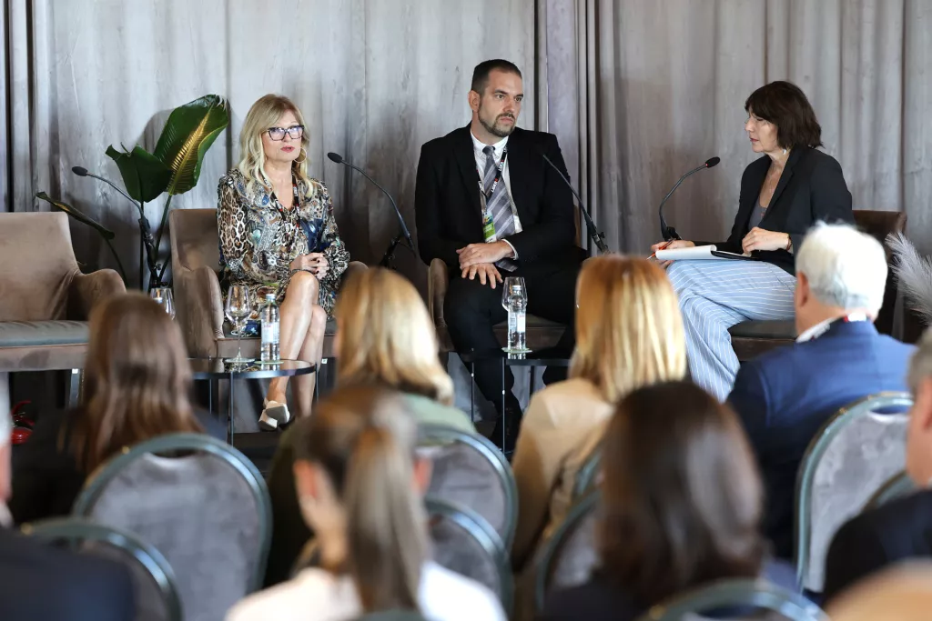 Investicijska konferencija, Okrugli stol 1: Jadranka Polović, Goran Soko i Gordana Gelenčer