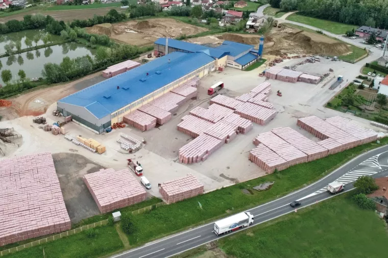 Pogon tvrtke Leier-Leitl u Turčinu kraj Varaždina, proizvodnja opeke