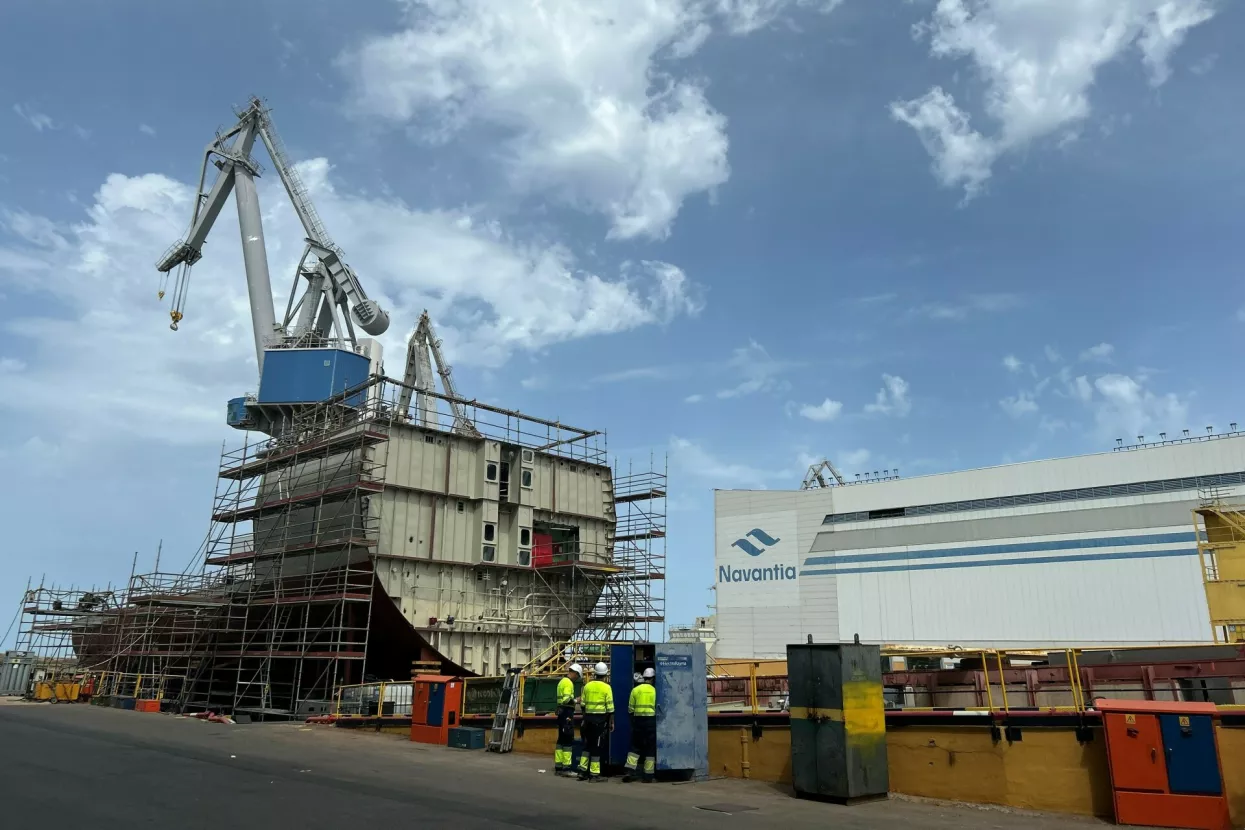 Navantia trenutno proizvodi brodove za Maroko, Saudijsku Arabiju, UK i &Scaron;panjolsku