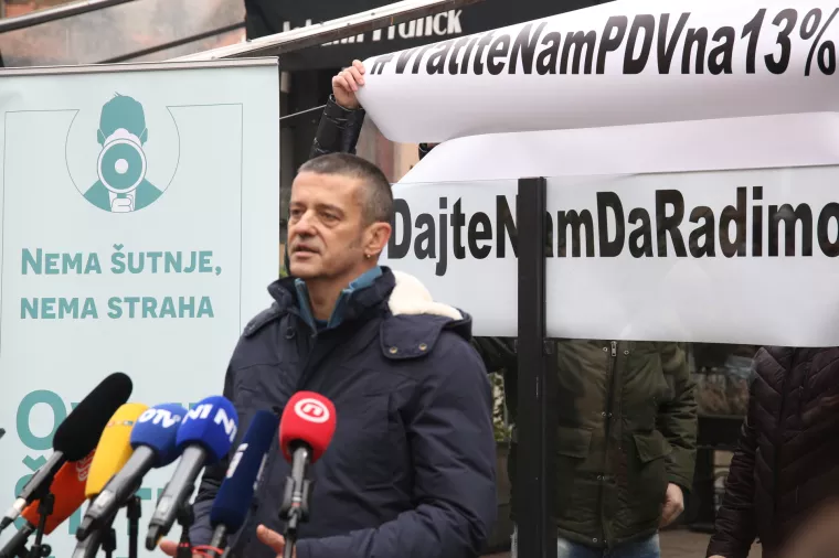 Prosvjed UGP - Zagrab, Dražen Ore&scaron;čanin