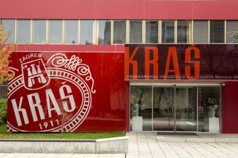ZAGREB, CROATIA - NOVEMBER 15, 2014Kras chocolate Factory entrance in Zagreb, Croatia. Kra&scaron; the company that specializes in the production of confectionery and it is largest in Southeast Europe