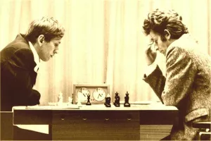 Bobby Fischer i Boris Spaski&nbsp;