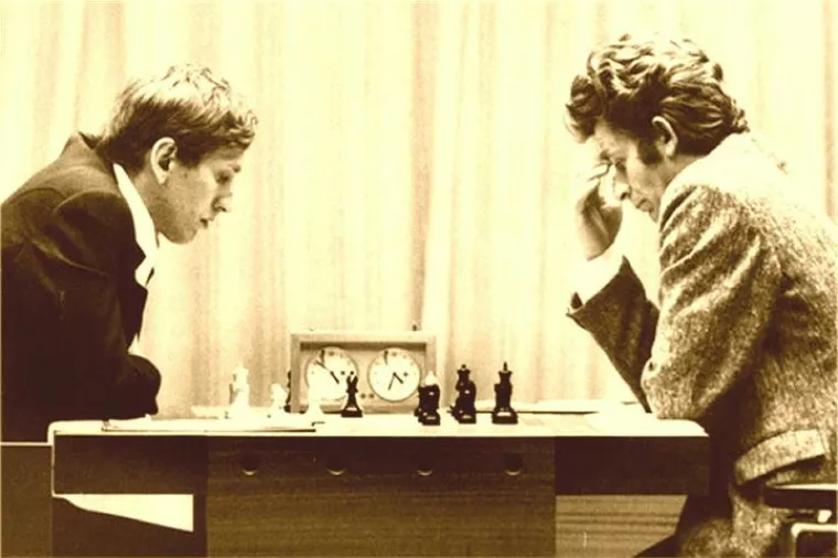 Bobby Fischer i Boris Spaski&nbsp;