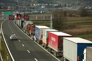 Granični prijelaz Bregana, kamioni