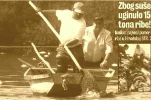 Presnimka s naslovnice Večernjeg lista od 17. kolovoza 2003.