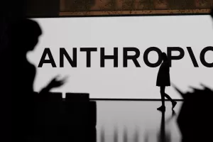 Guilherand-Granges, France - March 06, 2025. AnthropicAI safety company developing Claude language models. Founded by ex-OpenAI members, focusing on safe AI systems.