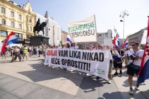 Prosvjed "Hodaj za Liku, hodaj za Hrvatsku"