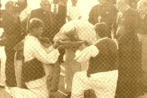 Papa Ivan Pavao II. u Zagrebu 10. rujna 1994. (presnimka s naslovnice Večernjeg lista)