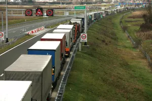 Granični prijelaz Bregana, kamioni