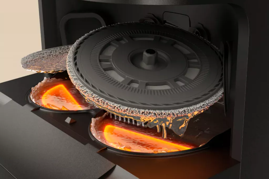 ThermoHub&trade; automatsko či&scaron;ćenje krpa na 100 &deg;C &mdash; Vruća voda pomaže ukloniti masnoću i nečistoće s krpa te smanjiti neugodne mirise. Nakon či&scaron;ćenja temperatura se automatski snižava radi sigurne uporabe