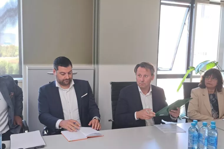 Uprava Studenca: Mikolaj Chrzszczewski, Ivan Slavica, Michal Senczuk i Matija Suba&scaron;ić Maras