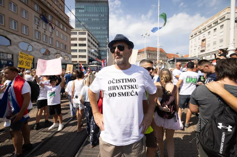 Prosvjed "Hodaj za Liku, hodaj za Hrvatsku"
