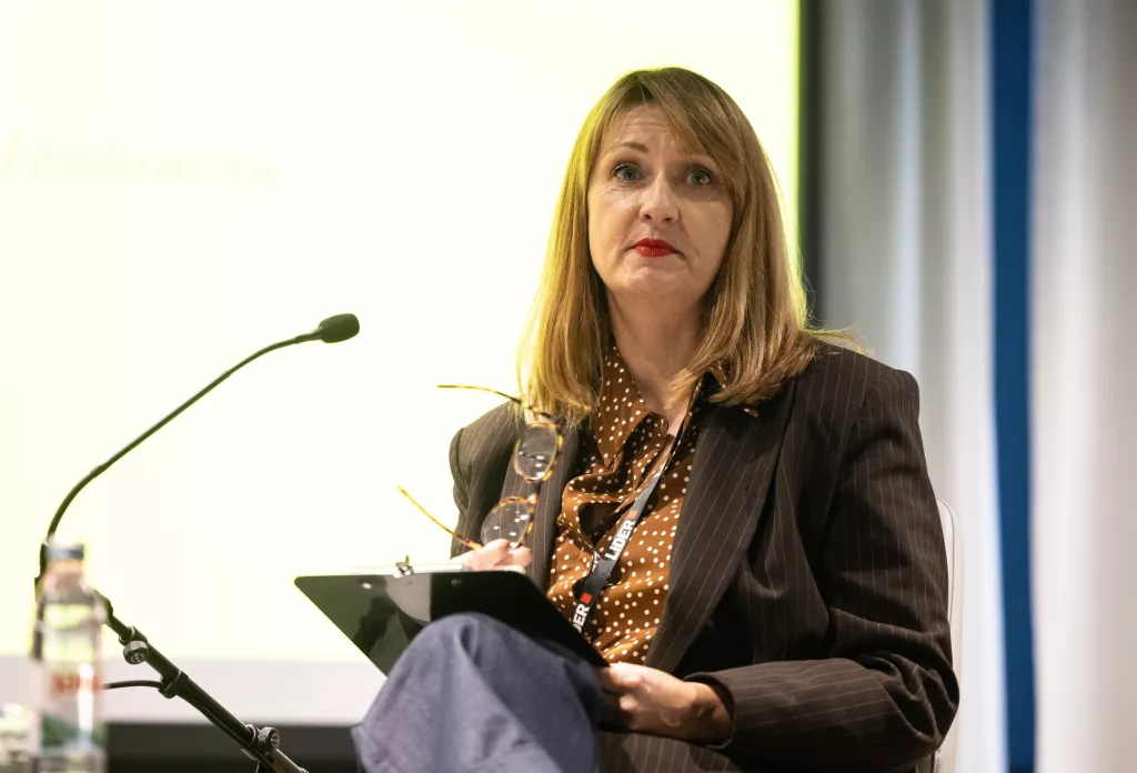 10. HR konferencija3. panel- Kako razviti i zadržati ljude u vremenu kad se poslovi mijenjaju: Sanja Petek Mujačić
